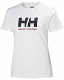 Helly Hansen W HH Logo T-Shirt Camiseta Manga Corto, Mujer, Blanco, L