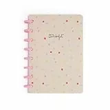 Mr. Wonderful - Libreta A5 - Topos - Con portada en plástico con un bonito estampado - Con 160 páginas pautadas