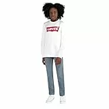 Levi's Lvb Batwing Crewneck Sudadera, Marshmallow, 14 años para Niños