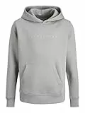 JACK & JONES Jjestar JJ Sweat Hood Noos Jnr Sudadera con Capucha, Ultimate Grey, 140 para Niños