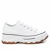 REFRESH - Zapatilla Mujer Blanco - Calzado Cómodo y Versátil - Moda Casual - Modelo 17247706 (Talla 37)