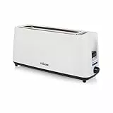 Tristar Tostadora de una ranura larga, 7 niveles de tostado, función recalentar, función descongelar, función elevar, función centrar, función cancelar, blanco, BR-1056