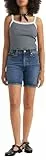Levi's Ribcage Bermuda Short Pantalones Cortos, Trae el básico, 23W para Mujer