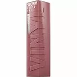 Maybelline New York Superstay Vinyl Ink, Pintalabios Efecto Vinilo, Vinilo Fijo, Larga Duración, Tono 110 Awestruck