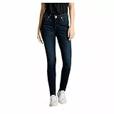 Lee Scarlett High, Vaqueros Ajustados Mujer, Azul (Worn Ebony), 30W / 31L