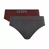 Dim Calzoncillos Tipo Slip Sin Costuras Microfibra elástica Unno Hombre x2, Multicolor, M
