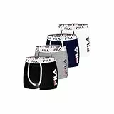 FILA Fi/1bcx4/Fu5040 Ropa Interior de Hombres, a, M (Pack de 4)