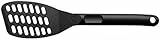 WMF Neutral - Espátula Plástico 31cm Con Pliegue y Huecos de Material Sintético, Apta para Lavavajillas, Negro