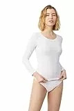 YSABEL MORA - Camiseta Interior Básica Manga Larga Mujer, Diseño Mediterráneo, Confort Adaptable, Sostenible, Hecho en Valencia, Ideal para Cualquier Momento y Circunstancia