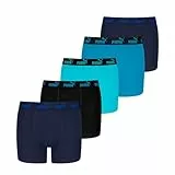 PUMA Basic Boxer, Azul, 158-164 (Pack de 5) para Niños