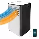 Cecotec Aire Acondicionado Portátil con Mando a Distancia, Wifi y Bomba de Calor ForceClima 9500 Heating Connected. 9000 BTU, Pantalla LED, 5 Modos, Cobertura 20-25m2