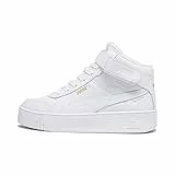 PUMA Women Carina Street Mid Zapatillas, White Gold, 36 EU