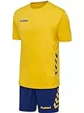 hummel Chándal Ensemble Duo para Hombre, Amarillo/Azul Marino, L EU