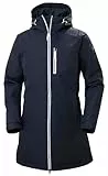 Helly Hansen Women's Long Belfast Winter Jacket, Blue, M UK