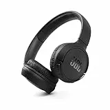 JBL Tune 510 BT Auriculares inalámbricos on-ear con tecnología Bluetooth, ligeros, cómodos y plegables, hasta 40h de batería, Siri y Asistente de Google, con conexión multipunto, negro