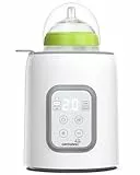 Calientabiberones GROWNSY 8 en 1 Eléctrico con Temporizador, Rápido y Preciso para Leche Materna, Fórmula y Comida de Bebé