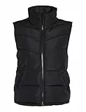 NOISY MAY NMDALCON S/L Short Vest Noos Steppweste, Negro/Blanco, Mujer