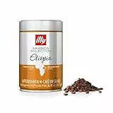illy, Café en Grano Arabica Selection Etiopía, 100% Arábica con Notas de Jazmín, Azahar y Manzanilla, Sabor Delicado, 1 lata de 250g