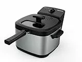 Taurus - Freidora compacta de 1,5L, 1200W, regulador de temperatura de 150 a 190ºC, apta para freír con tapa, apta para lavavajillas