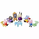Peppa Pig, Playset Grupo de Juego de Peppa, Color Rosa, Rojo y Gris/Negro, Piccolo (Hasbro F8868)