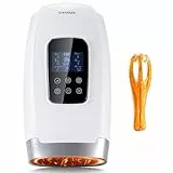 Masajeador de manos con pantalla táctil, calor y compresión, masajeador vibrante inalámbrico para aliviar la artritis y el síndrome del túnel carpiano, regalos de cumpleaños para mujeres y hombres