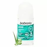 Babaria - Desodorante Mujer y Hombre Roll On Aloe Vera | Desodorante Para Niños Y Adultos | Desodorante Deos Hidratante | Protección 48h | 100% Vegano