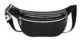 LIEBESKIND BERLIN Chudy Paper Touch Crinkle Beltbag S Black