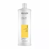 NIOXIN - Sistema 1 - Acondicionador Fortalecedor para Cabello y Cuero Cabelludo - Para Cabello Natural con Debilitamiento Leve - Con Niacinamida (1L)