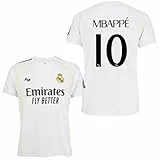 Real Madrid Camiseta Adulto 1a equipación 25-26 - Réplica Oficial Mbappe