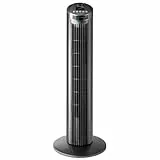 Taurus - Ventilador de torre Babel RC 45W, 3 velocidades, 3 modos Normal/Brisa/Noche, Timer 4 horas, Auto Off, Oscilante, Mando a distancia, Selector táctil, Cable 116 cm, Gris