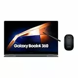 Samsung Galaxy Book4 360, Ordenador Portátil Convertible 15.6' Full HD, Táctil y S Pen, Intel Core 5-120U, 8GB RAM, 512GB SSD, Intel Graphics, Windows 11 Home, Gris, Teclado QWERTY Español