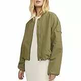 Jack & Jones Jxleila Bomber Jacket OTW Noos - Chaqueta Bomber para Mujer, Verde, M