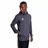 hummel Hmlauthentic Pl Hoodie Sudadera, Asfalto, Large para Hombre