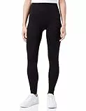 ONLY Onpjaia Life HW Lounge Cir Tight-Noos Leggings, Black, S/M para Mujer