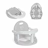 MS BabyWorld – Elfi – Asiento de Baño para Bebé | Plegable y Ergonómico | Antideslizante y Seguro | Barra para Fácil Colocación | Ventosas de Fijación