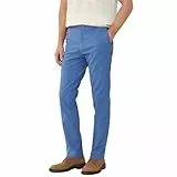 Hackett London Gmd Texture Chino Pantalón, Azul (Avio), 28W/34L para Hombre