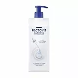 Lactovit Leche Corporal con Protein Calcium y Manteca de Karité, para Pieles Normales y Secas, Nutritiva, Delicado y Sofisticado, 400 Mililitros