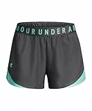 Under Armour Challenger Knit Shorts deportivos para niño, cómodos pantalones cortos de deporte o para correr, color negro/celeste