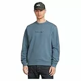 G-STAR Para Hombre Sudadera G-Script Logo, Azul (Avio D26407-D257-1820), XS