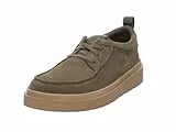 Clarks Polden Moc, Derby Hombre, Olive Suede, 42 EU