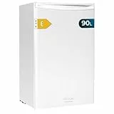 Cecotec Nevera Pequeña Frigorífico Mini 90L de 1 Puerta Bolero CoolMarket TT 90 White E. Frigorífico Sobremesa, 83cm de Alto y 47cm de Ancho, Bajo Consumo, Temperatura Regulable, Blanco