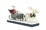 Enesco Jim Shore - Figura de Esqueleto de Jack en Trineo