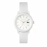 Lacoste Reloj Analógico de Cuarzo para Hombre o Mujer, con una elegante correa de silicona con textura petit piqué