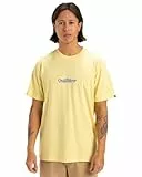 Quiksilver, Fineline Camiseta de Manga Corta, Hombres, XL, Popcorn