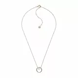 Skagen Collar Para Mujer Kariana, 14.6 mm X 14.6 mm X 3.6 mm Colgante Collar De Acero Inoxidable Rosa Dorado, SKJ0850791