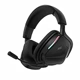 CORSAIR VOID v2 Auriculares Inalámbricos para Juegos con Bluetooth para PC, PS5, PS4, Switch y Móvil – Dolby Atmos, Batería de 70 Horas, Inalámbrica de Doble Banda, Carga Rápida – Carbono