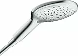 Hansgrohe 28587000 Raindance Select S 150 ducha de mano, 3 tipos de chorro, cromo