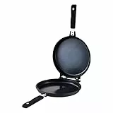 MasterPro Smart | Sartén Asador Doble y Redonda de 26 x 26 cm | Fabricada en Aluminio Fundido | Mango Ergonómico con Imanes | Menaje de Cocina | Fácil de Limpiar | Para Todo Tipo de Cocinas