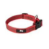 Collar Color & Gray, 20 mm (27-42 cm), Rojo-Gris