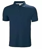 Helly Hansen Hombre Polo Crewline, Azul Marino, XL